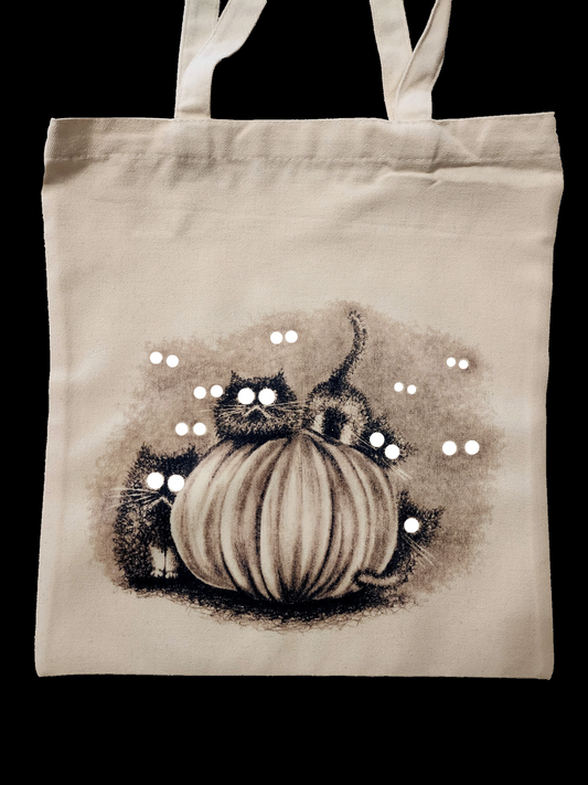 Tote bag - Meowlloween altogether