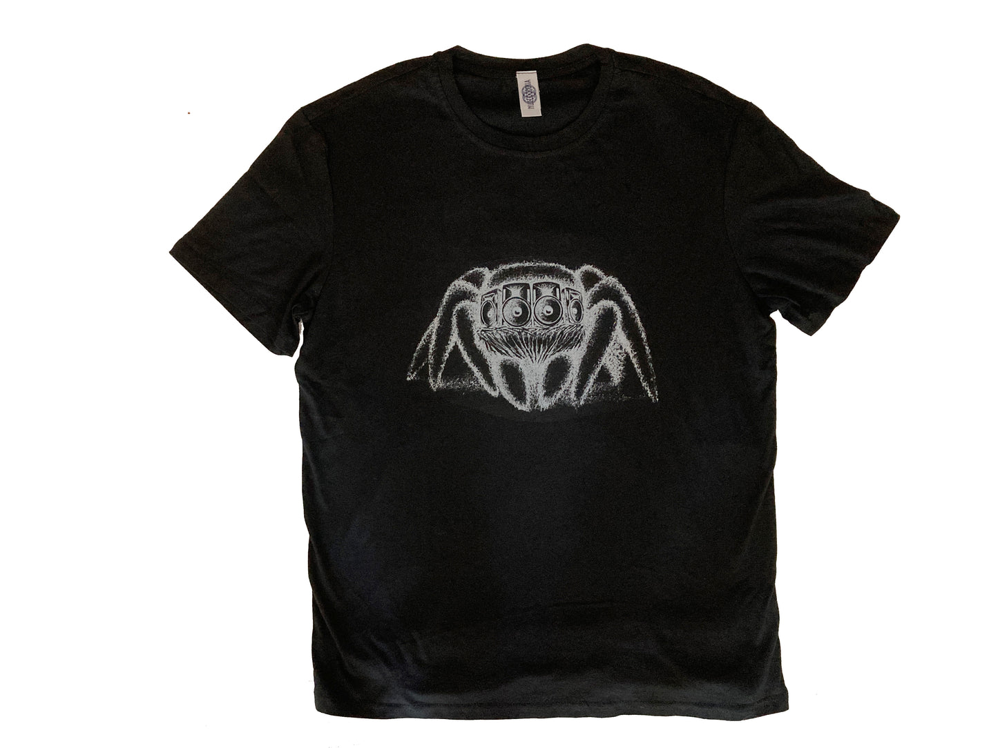 Woman Black T-shirt - Speaky spider