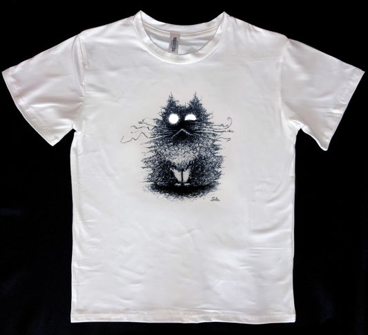 Woman T-shirt - Crazy cat