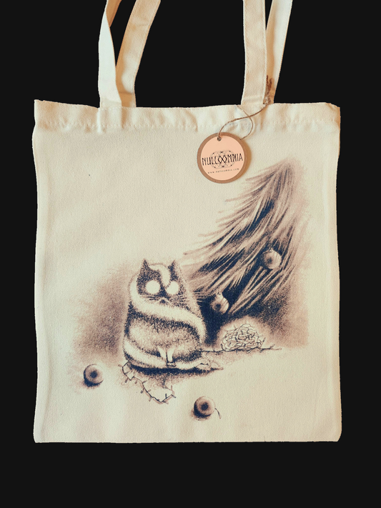 Tote bag - Christmeow - Messy cat